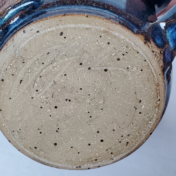 Northern Exposure Pottery mug dark blue glaze 12oz - Picture 10 of 10